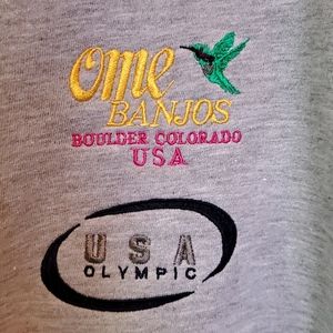 Men's  Ome banjo USA Olympic sweatshirt.